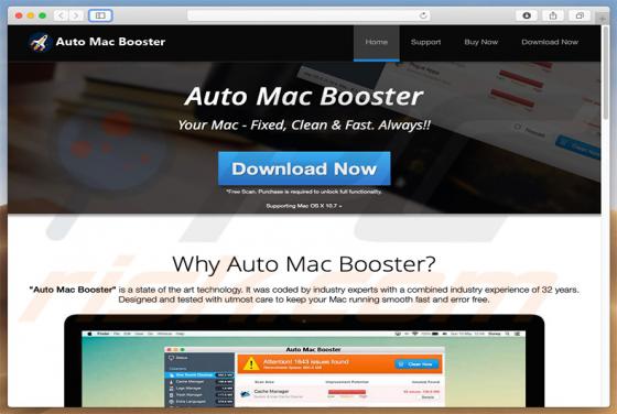 Auto Mac Booster Applicazione Indesiderata (Mac)