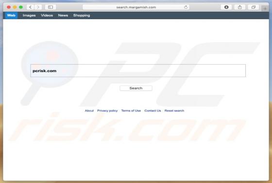 Search.margamish.com Dirottatore (Mac)