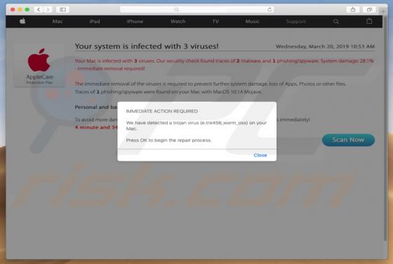 Your Mac Is Heavily Damaged! (33.2%) POP-UP Truffa (Mac)