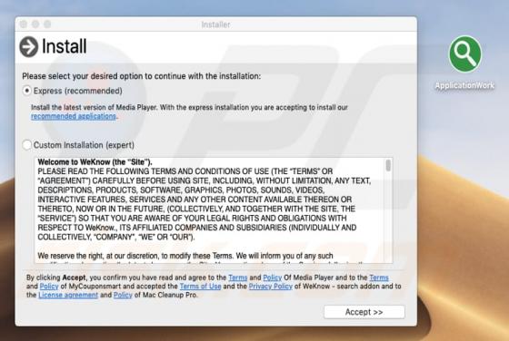 ApplicationWork Adware (Mac)