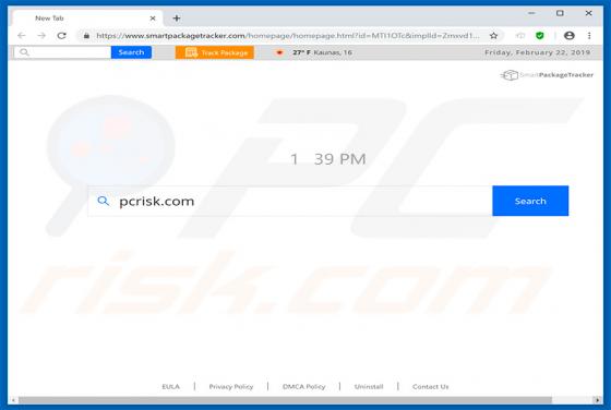 Smartpackagetracker.com Dirottatore