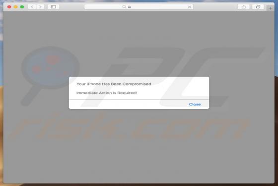 Your Apple iPhone Is Severely Damaged POP-UP Truffa (Mac)