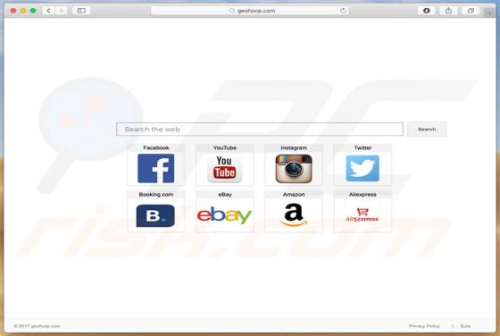 Geofoxip.com Dirottatore (Mac)