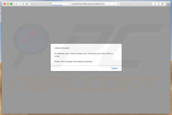Yourmonday POP-UP Scam (Mac)