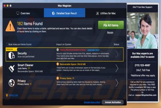 Mac Magician Applicazione indesiderata (Mac)
