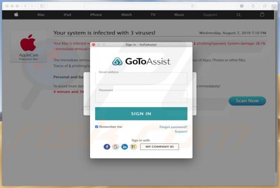 GoToAssist Tech Support Truffa (Mac)
