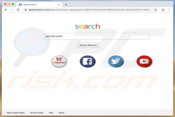 Searcreetch.com Dirottatore (Mac)