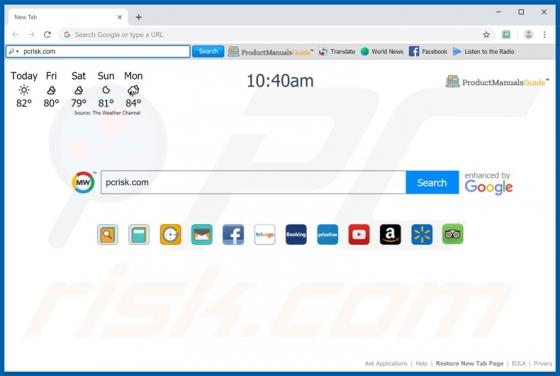 ProductManualsGuide Toolbar