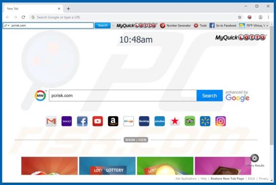 MyQuickLotto Toolbar