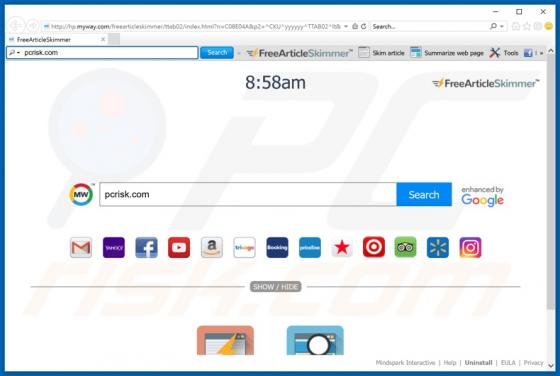 FreeArticleSkimmer Toolbar
