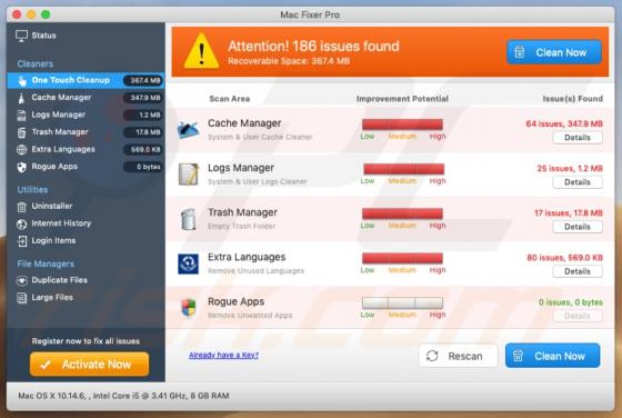 Mac Fixer Pro Applicazione Indesiderata (Mac)