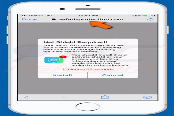 Safari-protection.com POP-UP Truffa (Mac)