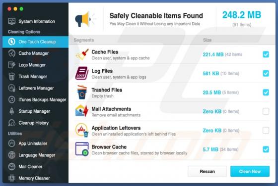 MacEnizer Applicazione Indesiderata (Mac)