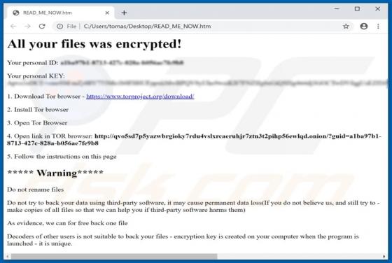 FTCODE Ransomware