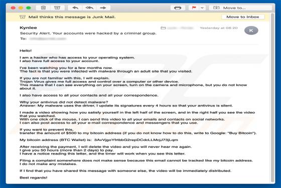 Hacker Who Has Access To Your Operating System Email Truffa