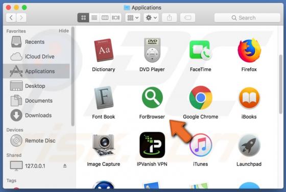 ForBrowser Adware (Mac)
