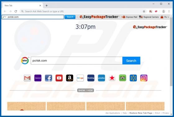 EasyPackageTracker Toolbar