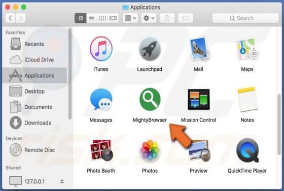 MightyBrowser Adware (Mac)