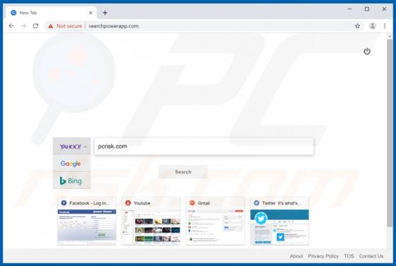 Searchpowerapp.com Dirottatore