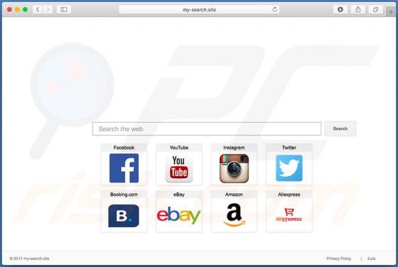 My-search.site Dirottatore (Mac)