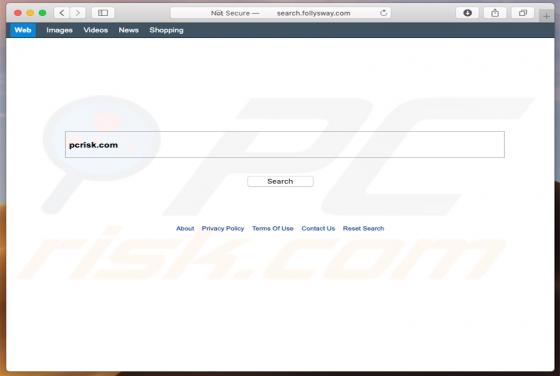 Search.follysway.com Dirottatore (Mac)