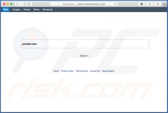 Search.doc2pdfsearch.com Dirottatore (Mac)