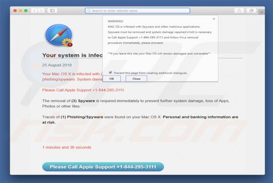 MAC OS Is Infected With Spyware POP-UP Truffa (Mac)
