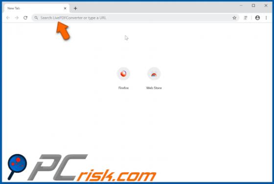 Search by Live PDF Converter Browser Hijacker
