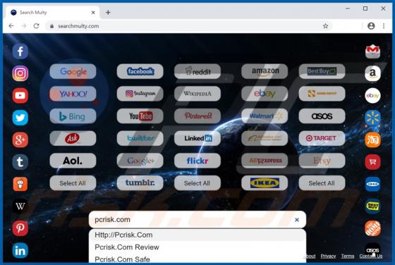 Multy App Browser Hijacker (dirottatore)