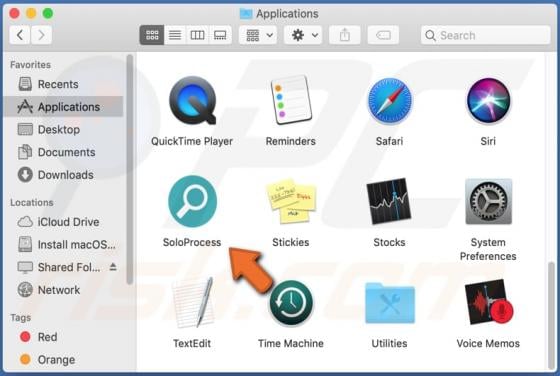 SoloProcess Adware (Mac)