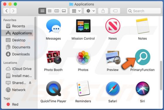 PrimaryFunction Adware (Mac)