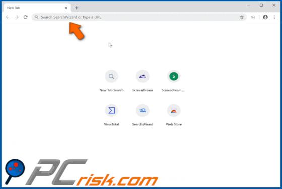 SearchWizard Browser Hijacker (Drirottatore)