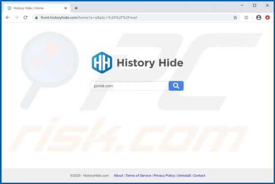History Hide Browser Hijacker (Dirottatore)