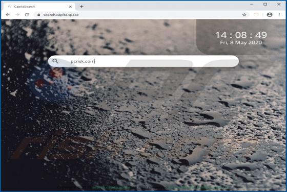 CapitaSearch Browser Hijacker (Dirottatore)