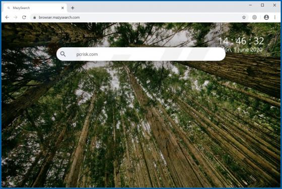 Mazy Search Browser Hijacker (Dirottatore)