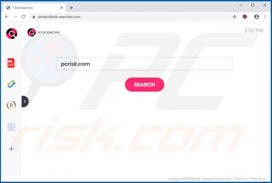 TiktokSearches Browser Hijacker (Dirottatore)