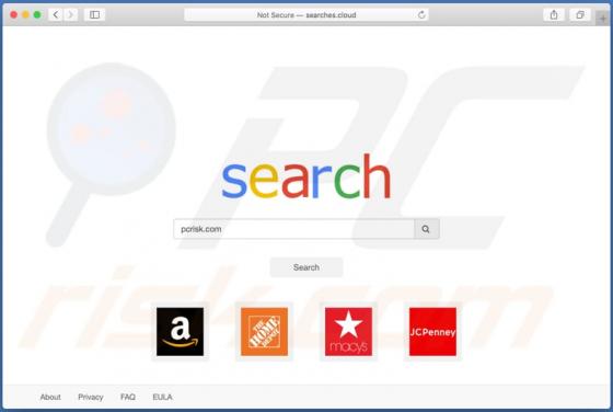 Searches.cloud Dirottamenti (Mac)
