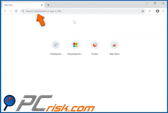 Vista Search Browser Hijacker (Dirottatore)