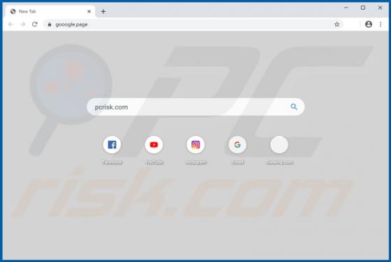 Gooogle.page Dirottamenti