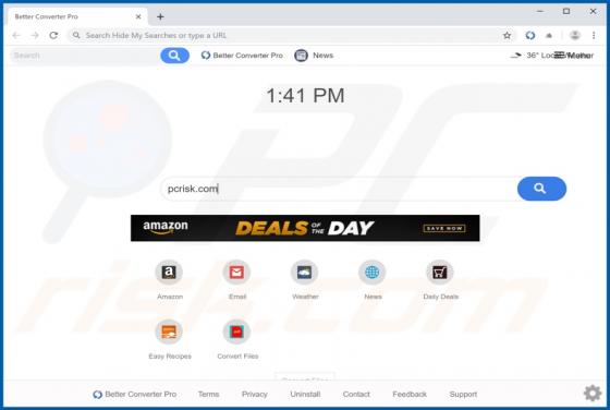 Better Converter Pro Browser Hijacker (Dirottatore)