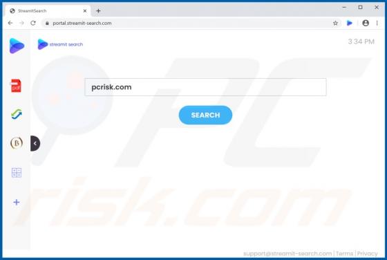 StreamItSearch Browser Hijacker (Dirottatore)