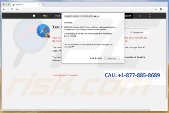 ZEUS VIRUS DETECTED !!! POP-UP Truffa (Mac)