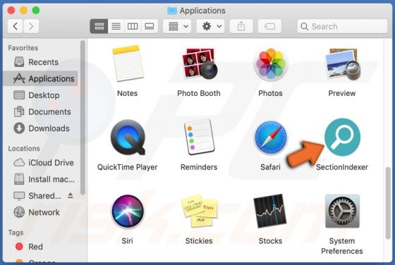 SectionIndexer Adware (Mac)