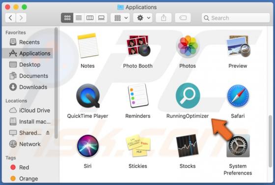 RunningOptimizer Adware (Mac)