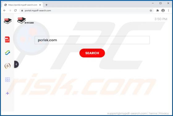 MyPDFSearch Browser Hijacker (Dirottatore)