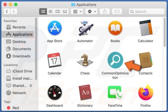 CommonOptimization adware (Mac)
