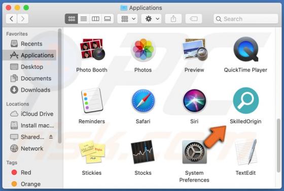 SkilledOrigin Adware (Mac)